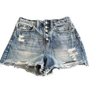 YMI | Distressed Blue Denim Shorts